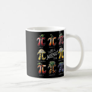 Pi Menü Pi Tag 3.14 Funny Fruit Pie Menü Lehrer Kaffeetasse