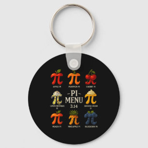 Pi-Menü Pi-Tag 3.14 Lustiges Obstkuchen-Menü Lehre Schlüsselanhänger