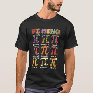 Pi-Menü Pi-Tag Lustig 3.14 Pi-Symbol Mathelehrer F T-Shirt