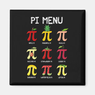 Pi Menü Pie Mathematik Tag Mathematik Lehrer Pi S Magnet