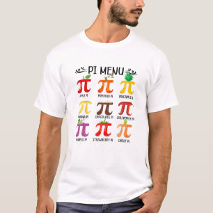 Pi Menü Tropische Früchte Funny Pi Tag für Kinderg T-Shirt