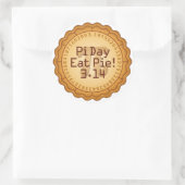Pi mit Pie Crust Sticker (Tasche)