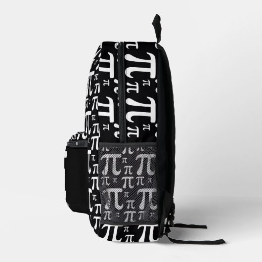 Pi Muster Bedruckter Rucksack (Rechts)