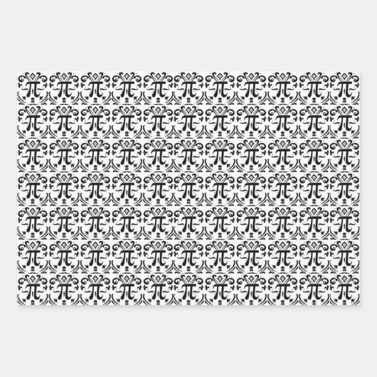 Pi-Muster Geschenkpapier Set (Vorderseite 3)