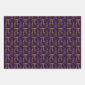 Pi-Muster Geschenkpapier Set (Vorderseite 2)