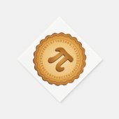 Pi Napkins für die unbarmherzigen Kuchenfresser Serviette (Ecke)