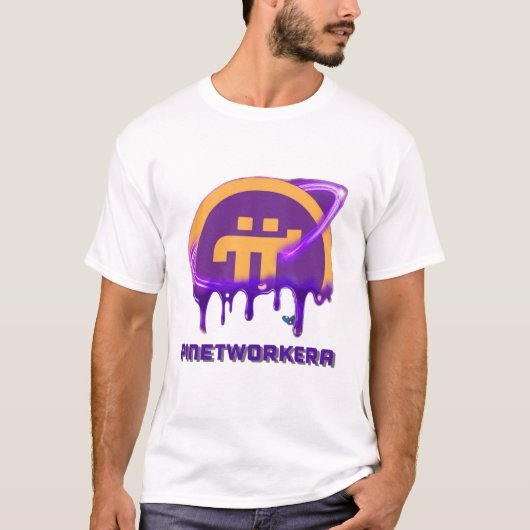 Pi Network Era Tropfen Art - Space T-Shirt (Vorderseite)