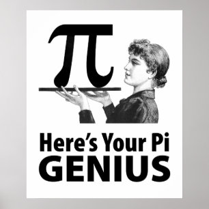 Pi Number Humor Poster