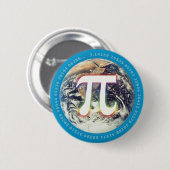 Pi Number on Earth - Mathematik-Taste Button (Vorne & Hinten)