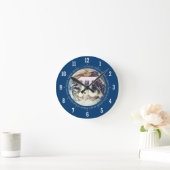 Pi Number on Earth | Wall Clock Runde Wanduhr (Zuhause)
