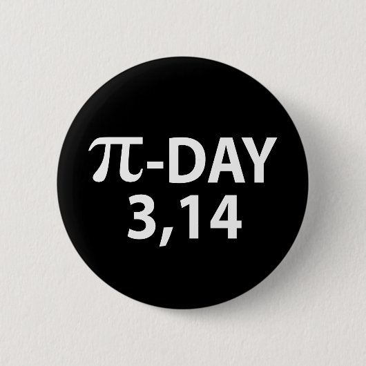 Pi Nummer als Pi-Tag Button (Vorderseite)