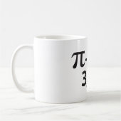Pi Nummer als Pi-Tag Kaffeetasse (Links)