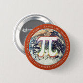 Pi Nummer auf Erden | Math Button (Vorne & Hinten)