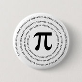 Pi-Nummer-Design Button (Vorderseite)