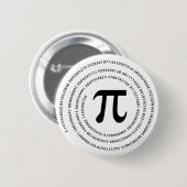 Pi-Nummer-Design Button (Vorne & Hinten)