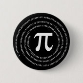 Pi-Nummer-Design Button (Vorderseite)