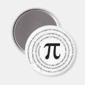 Pi-Nummer-Design Magnet (Vorderseite/Rückseite)