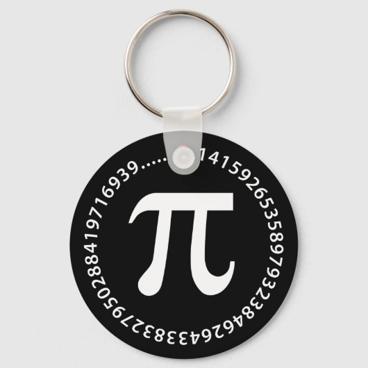 Pi-Nummer-Design Schlüsselanhänger (Vorderseite)