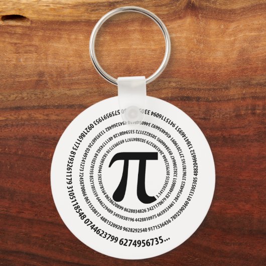 Pi-Nummer-Design Schlüsselanhänger (Vorderseite)