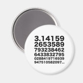 Pi Nummer Magnet (Vorderseite/Rückseite)