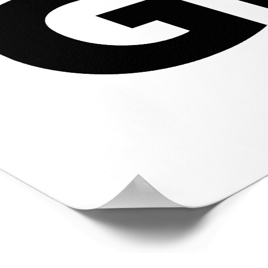 Pi-Nummer-Spaß Poster (Ecke)