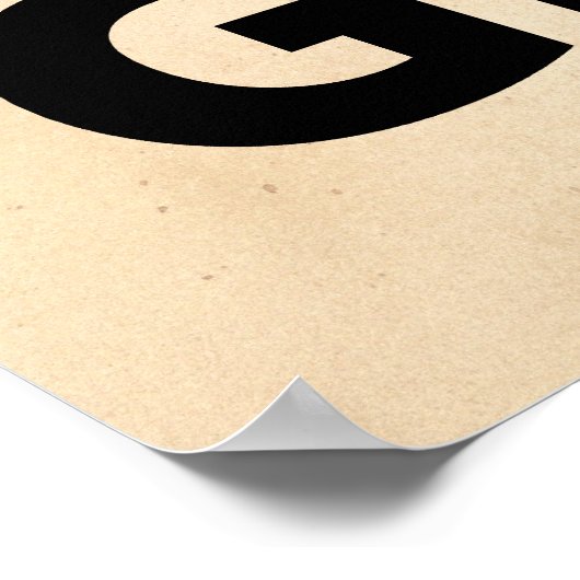 Pi-Nummer-Spaß Poster (Ecke)