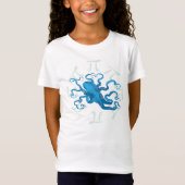Pi Octopus Octopi T-Shirt (Vorderseite)