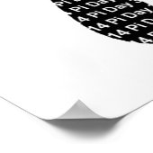 Pi One Pie Poster (Ecke)