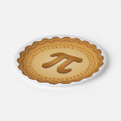 Pi Paper-Teller für PIE Pappteller (Schrägansicht)