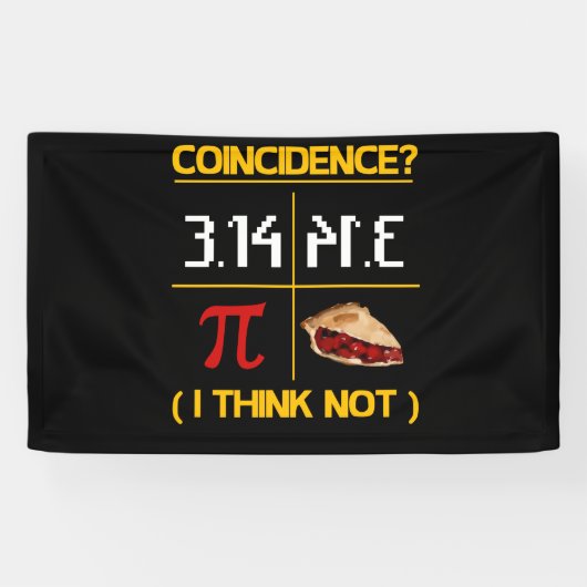Pi Pi Pie Zufall Math Pi Tag Banner (Horizontal)
