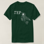 Pi Piep Bird Mathematiker Coder PCB Computer CPU T-Shirt (Design vorne)