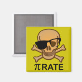 Pi Pirate Funny Math Geometry Kühlschrankmagnet Ne (Vorderseite/Rückseite)