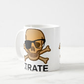 Pi Pirate Funny Math Geometry Tasse Geek Nerd (Vorderseite Links)