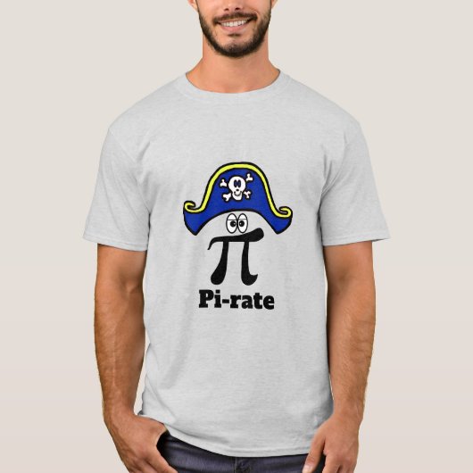 Pi Pirate T - Shirt (Vorderseite)