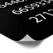 Pi Poster (Ecke)