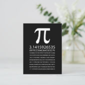 Pi Postkarte (Stehend Vorderseite)
