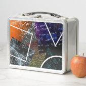 Pi Power: Math Art Metal Lunchbox (Beispiel)