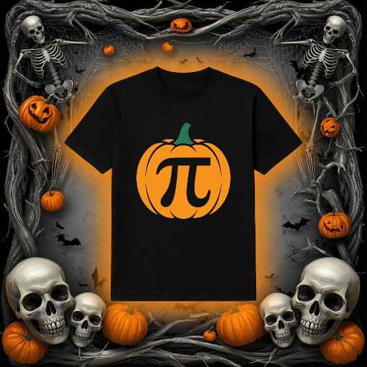 Pi Pumpkin | Funny Mah Halloween T-Shirt