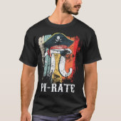 Pi Rate Happy Pi Day Math Geek Pirate Lover T-Shirt (Vorderseite)