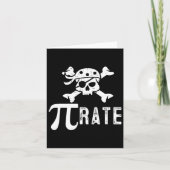 Pi Rate Pi Day Pi Pirate Mathematiker Lehrer Stude Karte (Vorderseite)