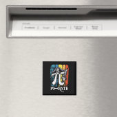 Pi Rate Pirate Pi Day Mathematik Lehrer Ret. Magnet (In Situ (Geschirrspüler))