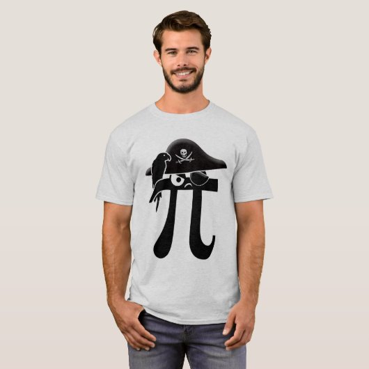 Pi-Rate-Shirt T-Shirt (Vorne ganz)