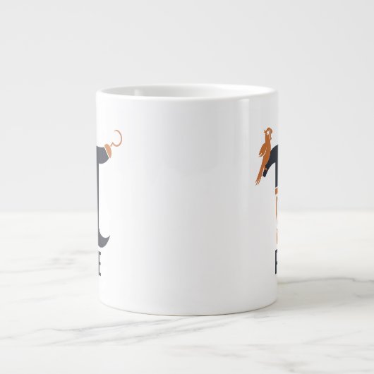 Pi-Rate-Symbol Jumbo-Tasse (Vorderseite)