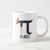 Pi-Rate-Symbol Jumbo-Tasse (Rechts)