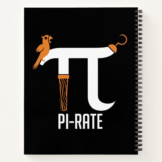 Pi-Rate-Symbol Notizblock (Rückseite)