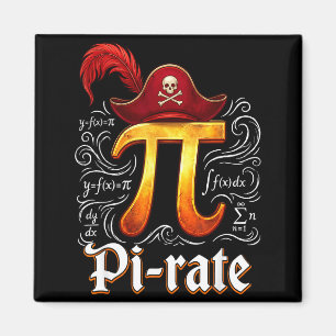 Pi-Rate-Wissenschaftsstudent Mathematiklehrer Lust Magnet