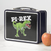 Pi Rex Day Dinosaur Mathematik Metall Brotdose (Beispiel)