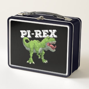 Pi Rex Day Dinosaur Mathematik Metall Brotdose