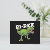 Pi Rex Day Dinosaur Mathematik Postkarte (Stehend Vorderseite)