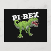 Pi Rex Day Dinosaur Mathematik Postkarte (Vorderseite)